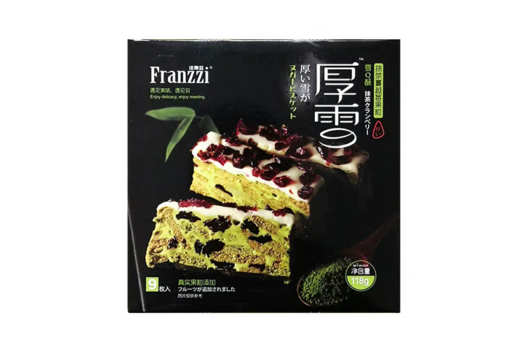 FRANZZI THICK SNOW MATCHA CRANBERRY 118G